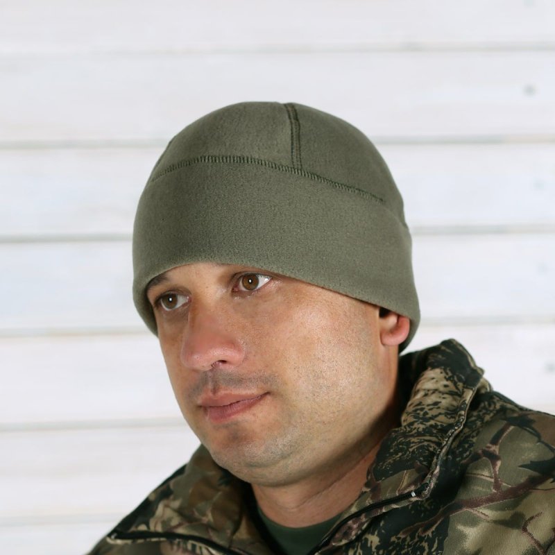 Шапка флісова Хакі