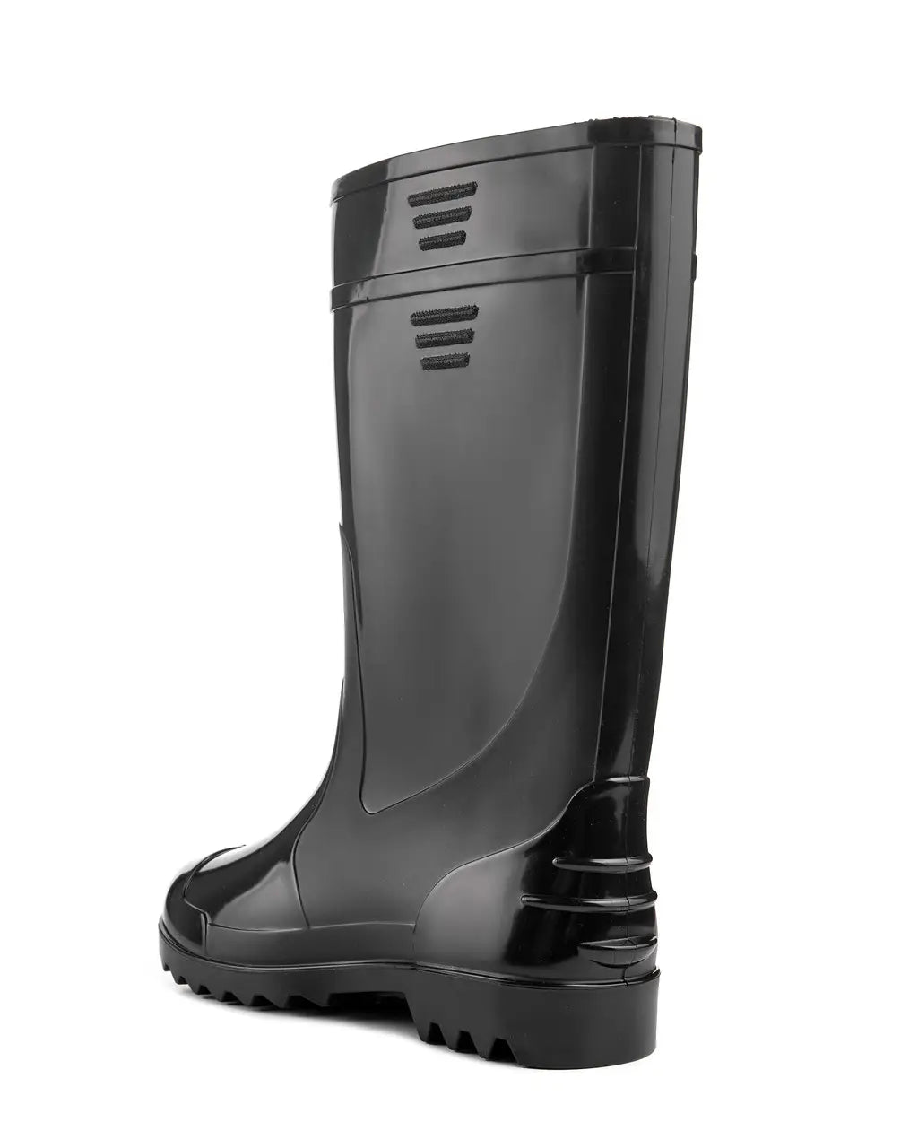 Гумові чоботи ПВХ — водонепроникні (чорні)