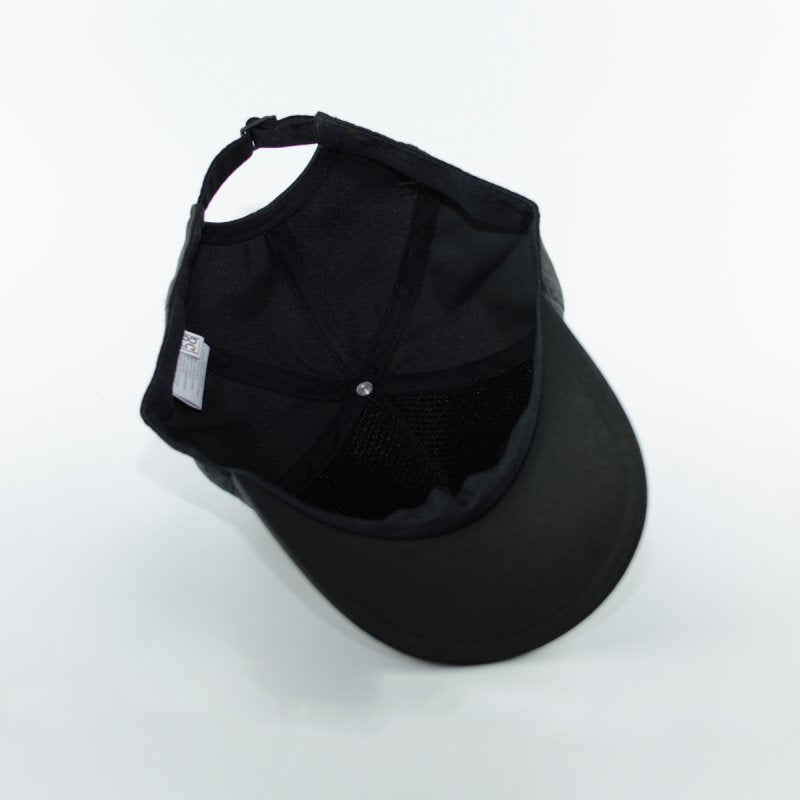 Бейсболка камуфляжна Чорна з нашивкою Velcro