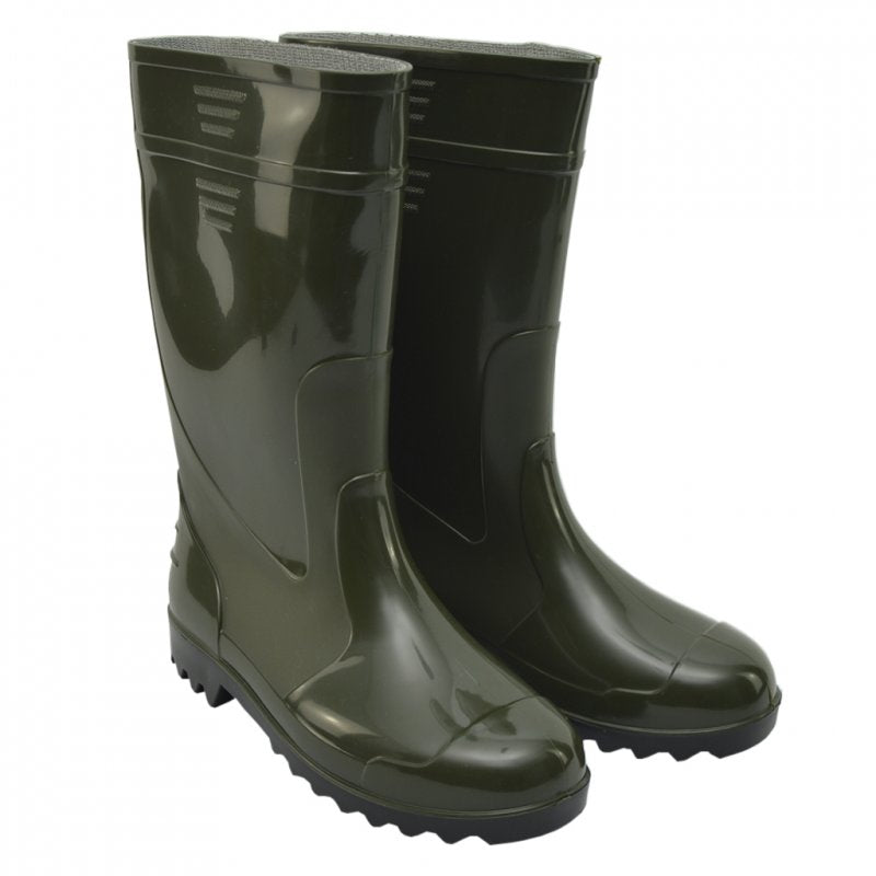 Гумові чоботи ПВХ — водонепроникні (олива)