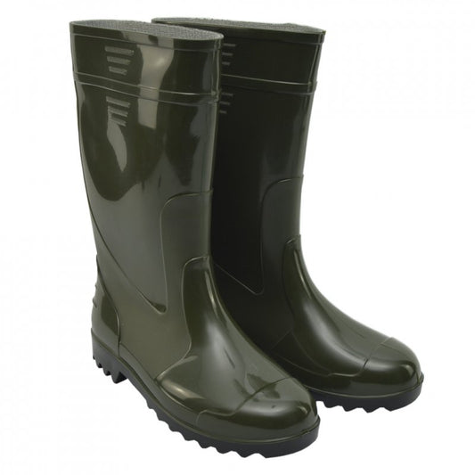 Гумові чоботи ПВХ — водонепроникні (олива)