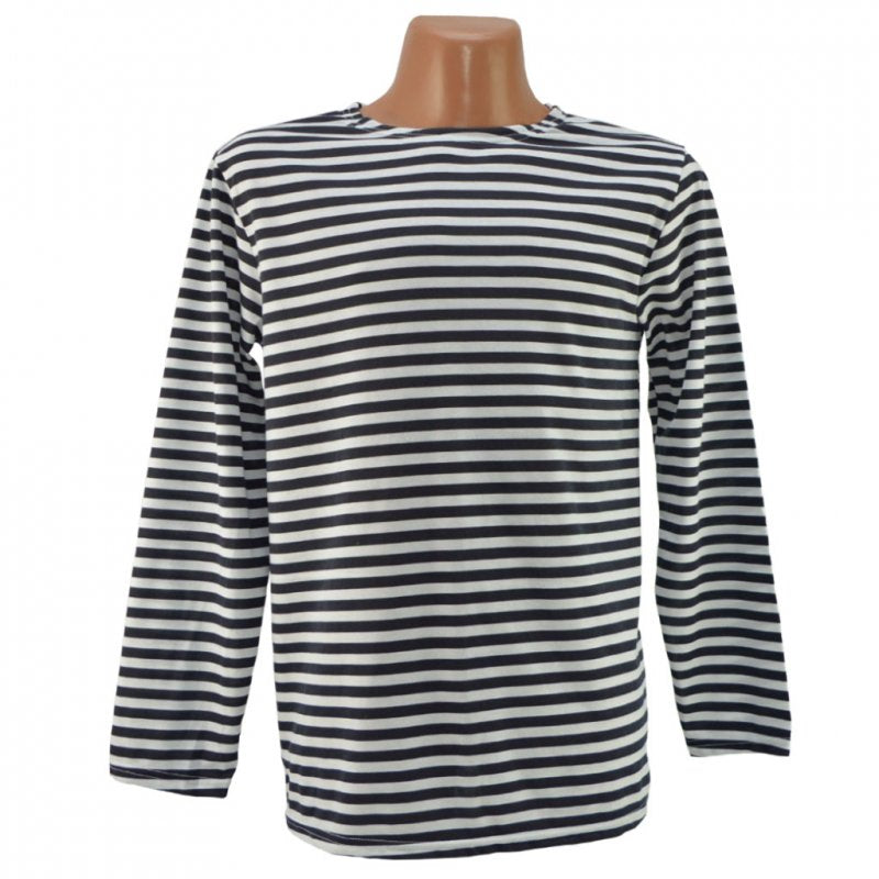 Тільняшка літня з чорними смугами
