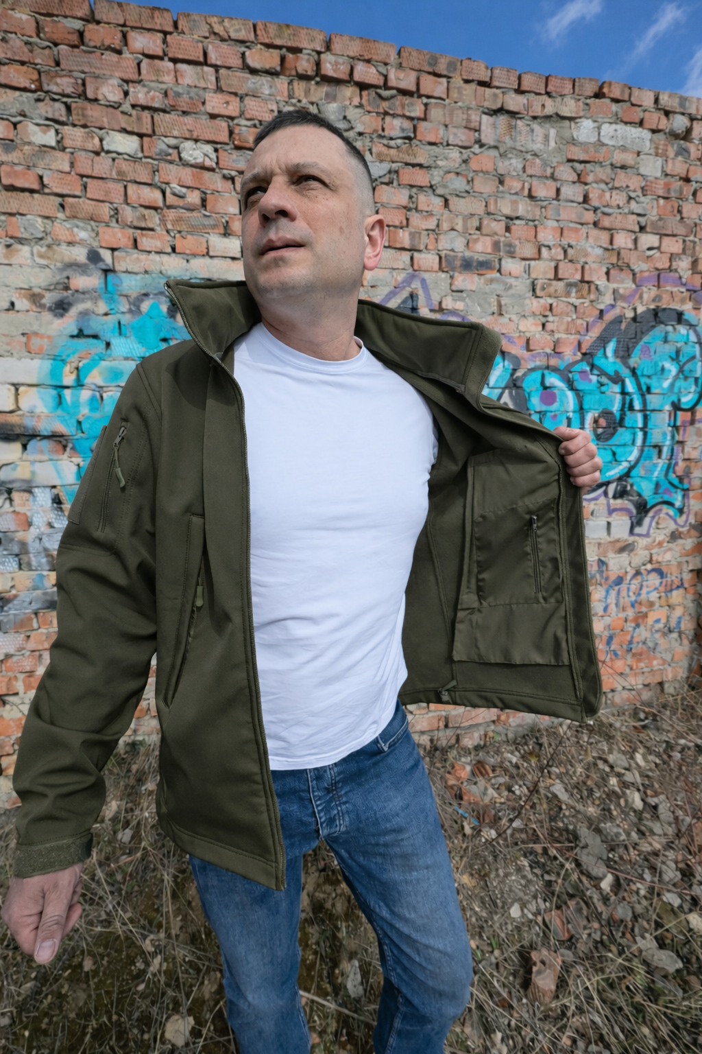 Куртка Softshell Tactical PRO хакі