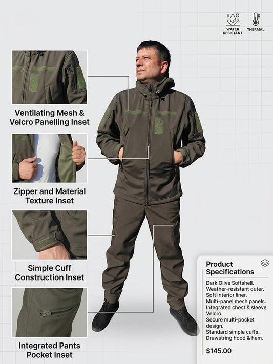 Костюм Softshell олива