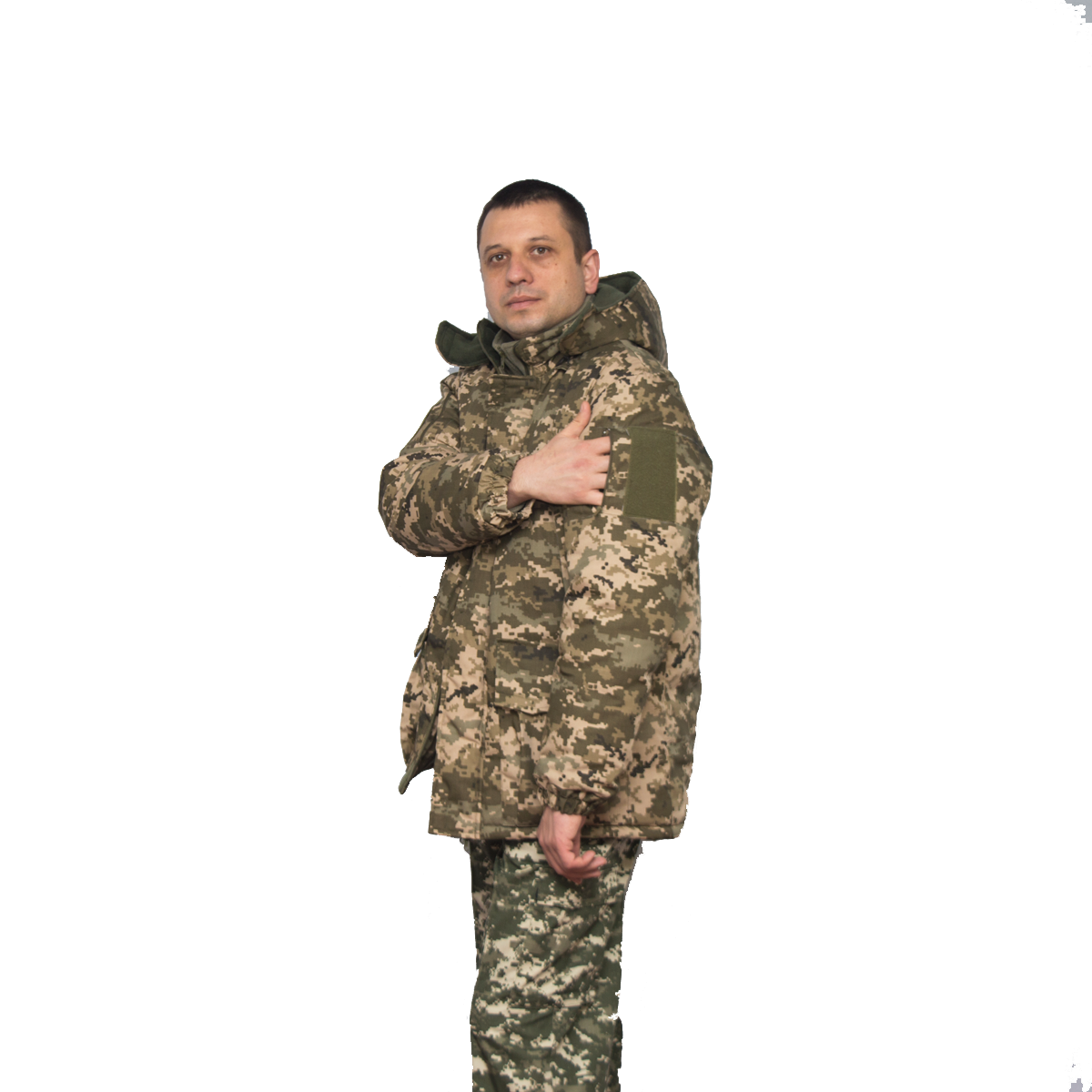 Зимовий бушлат ММ-14 з флісовою підкладкою