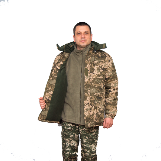Зимовий бушлат ММ-14 з флісовою підкладкою