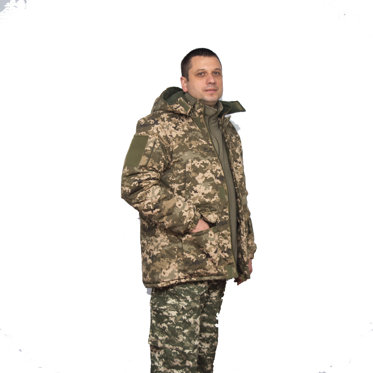 Зимовий бушлат ММ-14 з флісовою підкладкою