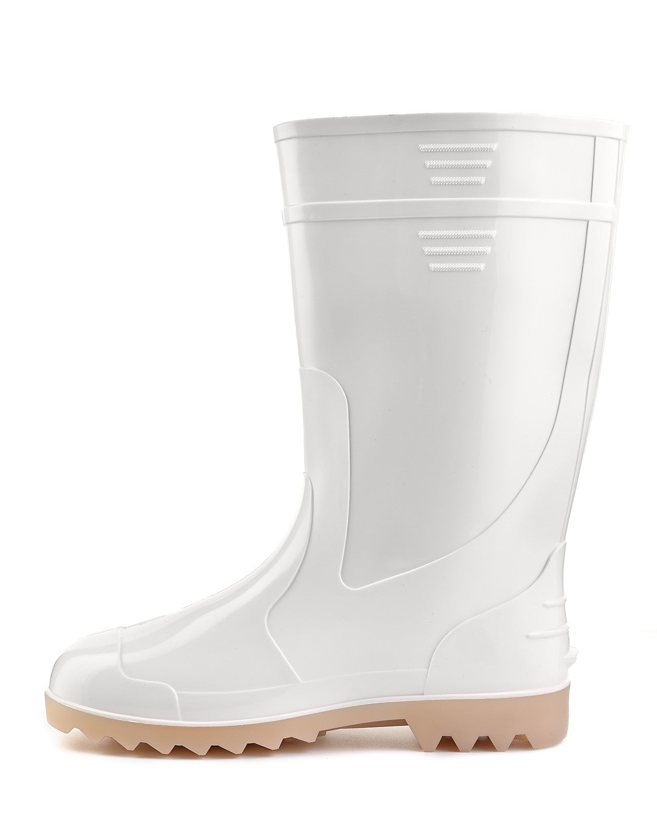 Гумові чоботи ПВХ — водонепроникні (білі)